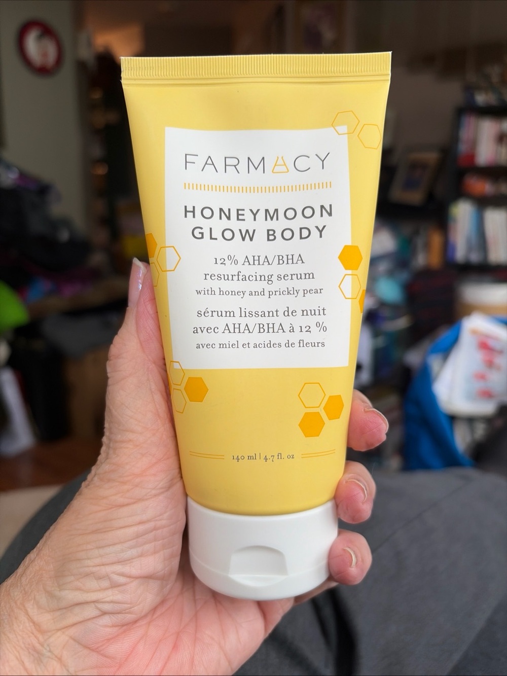 Farmacy Honeymoon Glow Body 12% AHA BHA Resurfacing Serum 140ml. New Sealed!
